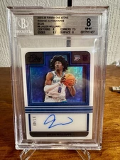 2022-23 Panini One & One Jalen Williams Rookie Auto RC #37/49 Sp Thunder Bgs 8