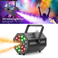 1000W 18 LED Smoke Fog Machine Stage Lighting Effect Disco Party Show Halloween