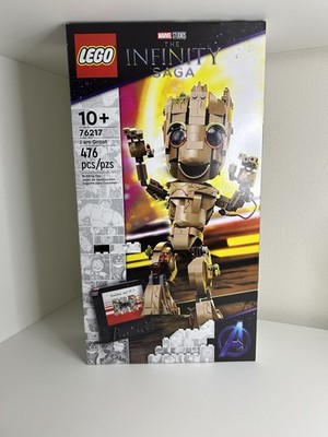 LEGO Marvel Studios Infinity Saga I am Groot Groot 76217 Complete Set 476 Pieces