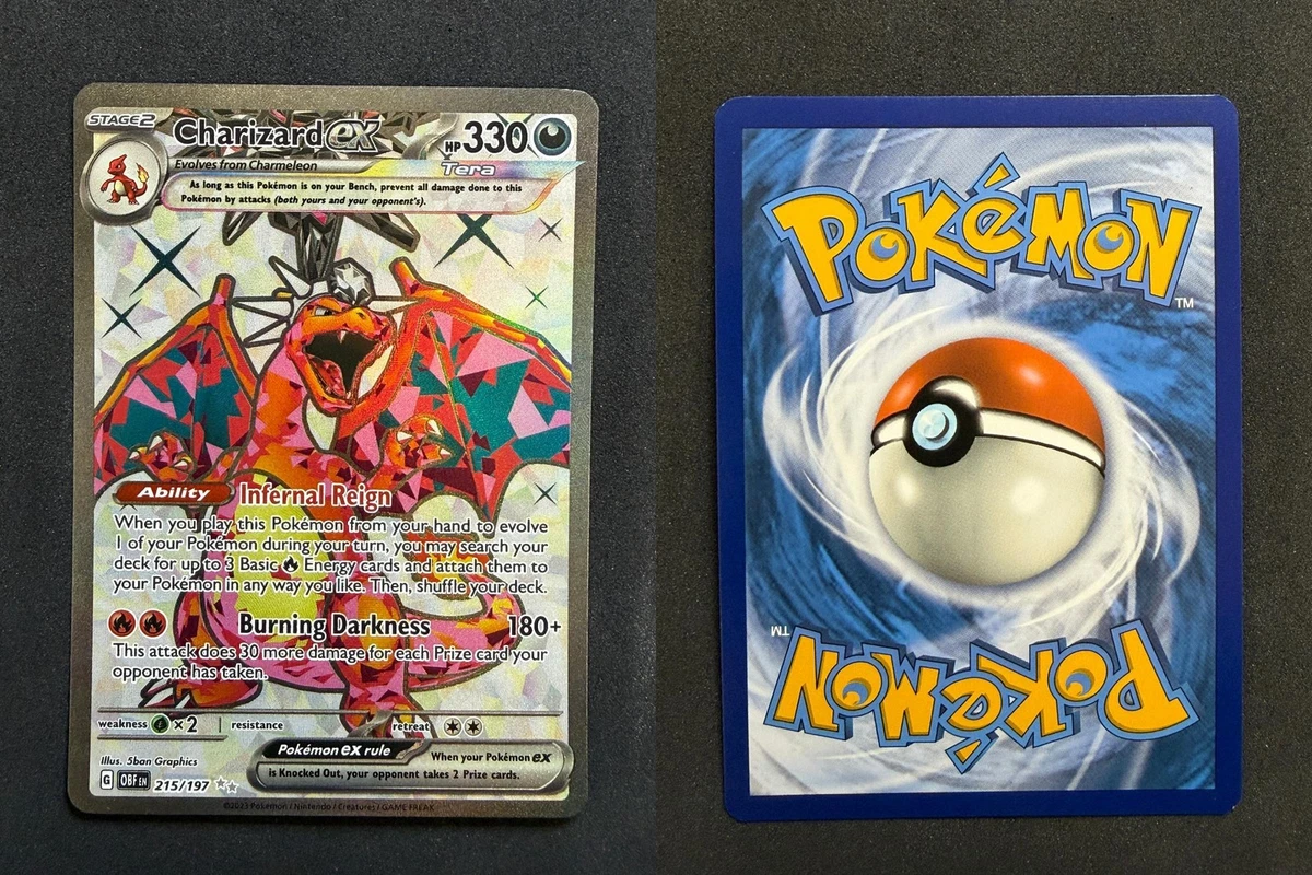 25+ Charizard ex 215/197 SV03: Obsidian Flames for sale | Updated