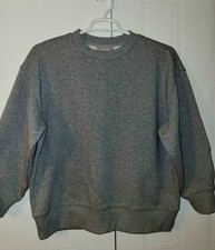 Everlane Gray Basic,Minimalist, Sweatshirt Made From Recycled Material Size M