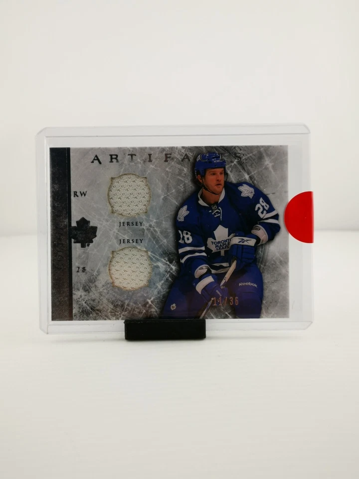 2012-13 Upper Deck Artifacts Dual Jersey/Patch /36 Colton Orr #12 Relic TML - Image 2 of 4