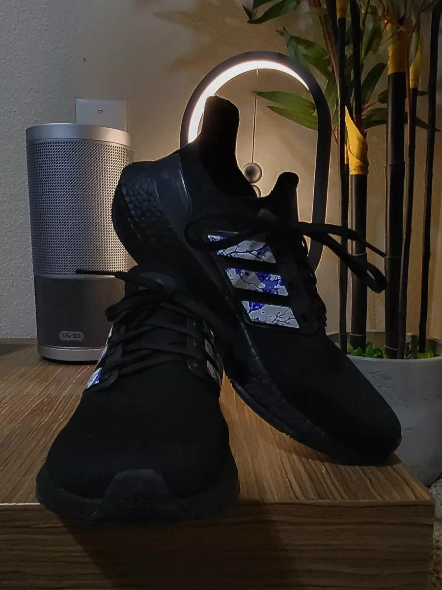 Size 9.5 - Custom Adidas UltraBoost 21 Black