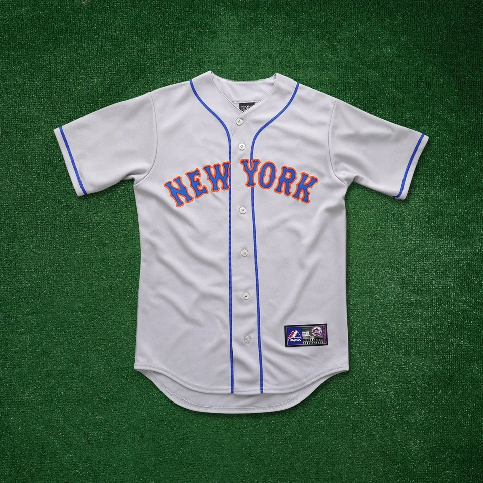 Matt Harvey Majestic New York Mets Men's Grey Road Jersey - Image 2 of 4