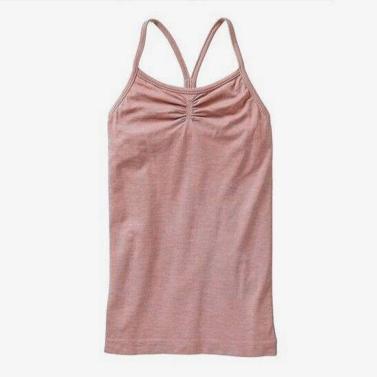 Women's Cotton Racerback Crop Tank Top - Slim Fit Sleeveless Dusty Rose Top - View #8