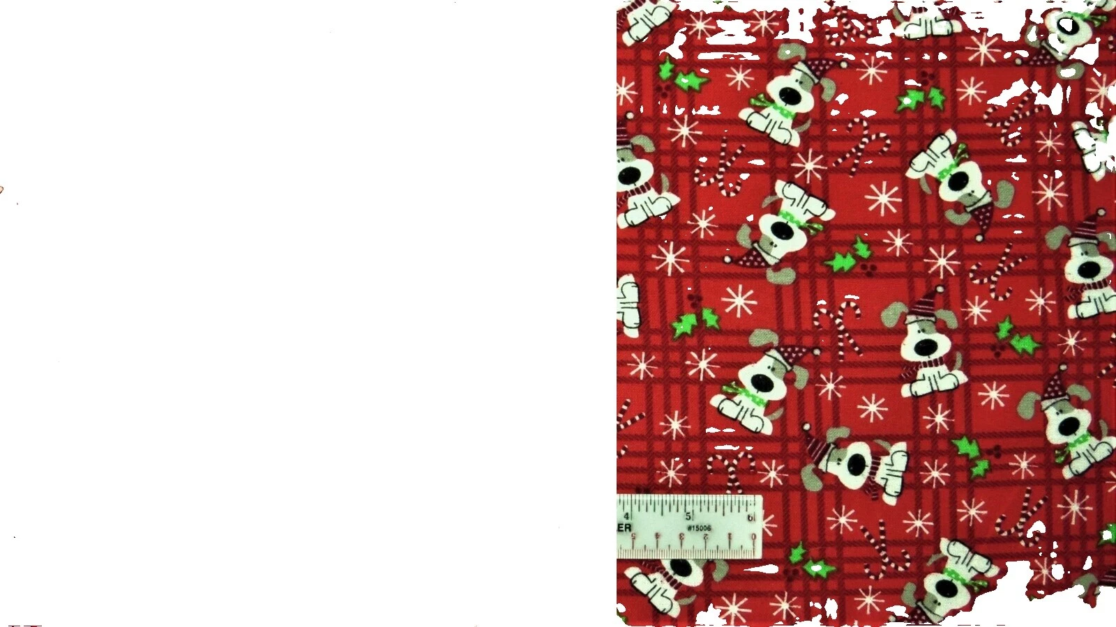 Restos de tela de algodón de perro