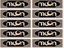 10x Moon Gold Flax Single Wide 1.0  Rolling Papers Papers 50/Lvs/Pack USA SHPD