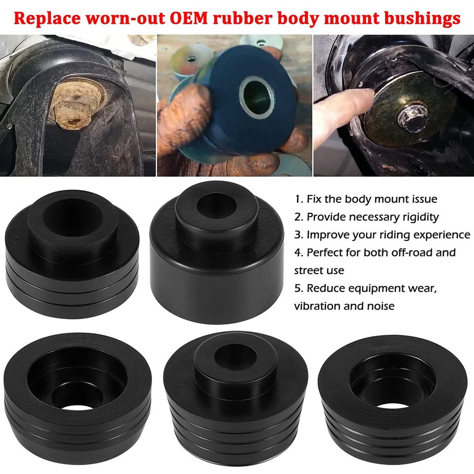 7-132-BL Body Mount Bushing Kit For Regal Malibu Grand Prix Cutlass 1978-1988 - Image 2 of 4