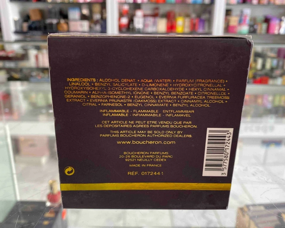 BOUCHERON - EAU DE TOILETTE SPRAY - CLÁSICO - 1 FL OZ  Foto 3 de 4