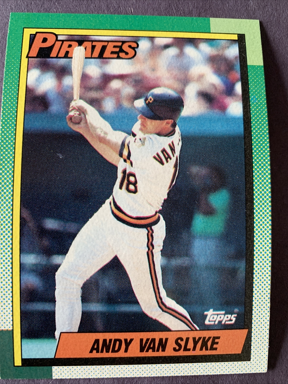 1990 Topps Baseball Card #775 Andy Van Slyke Pittsburgh Pirates NMMT Free  Ship! | eBay