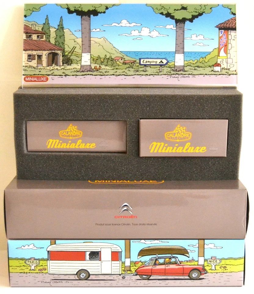 Minialuxe E: 1/43. Coffret Attelage Nationale 7. Réf. N7_01SE. N°1a. SL 500ex. - Photo 4/4