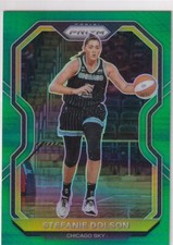 2021 Panini WNBA Prizm SP Green Refractor Prizm #58 Stefanie Dolson