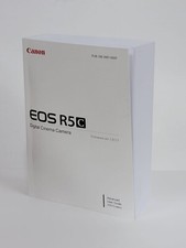 Canon EOS R5C Instruction Owners Manual EOS R5C Book NEW