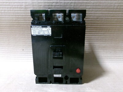 NEW Sylvania Zinsco SE SEH SEH-3-C-60 3 Pole 60 Amp 480v Circuit Breaker NOB