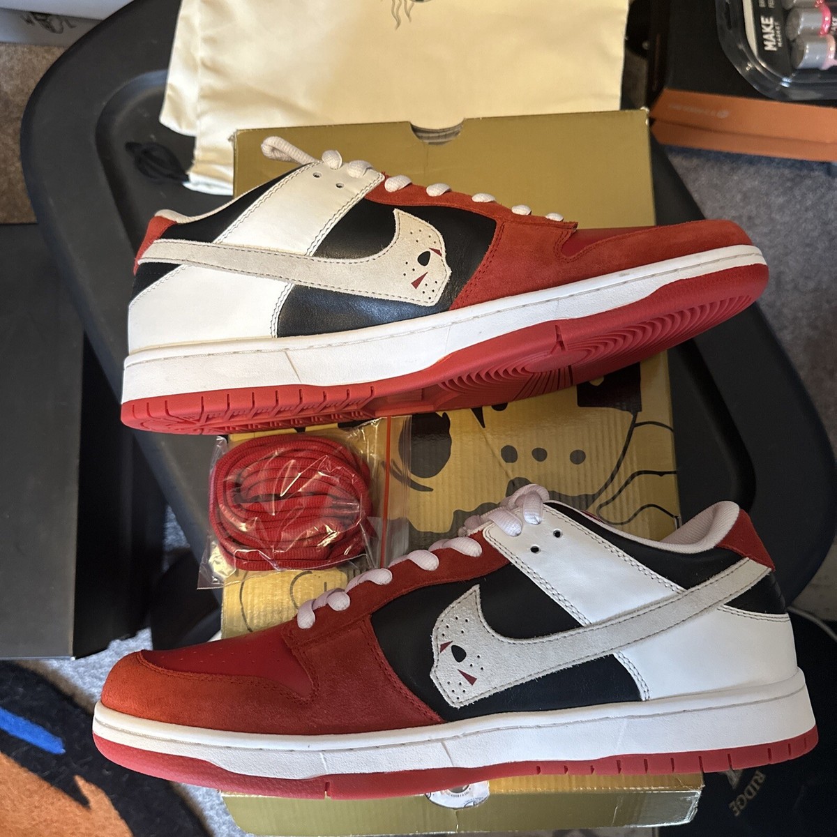 Warren Lotas Jason SB Dunk Low Sneaker - Size 12 | eBay