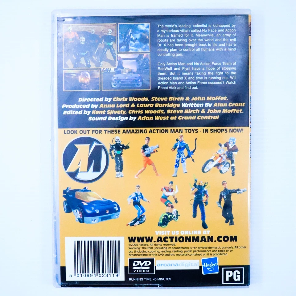 Action Man: Robot Atak (DVD, 2004) Sci-Fi Animation Action Movie Film - REGION 4 - Image 2 of 4