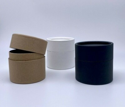 6 Paper Jars 4 oz 120 g Eco Friendly Cardboard Containers