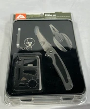 New Ozark Trail Outdoor 4 Piece Combo Set Multi Tool Knife Money Clip & Tin