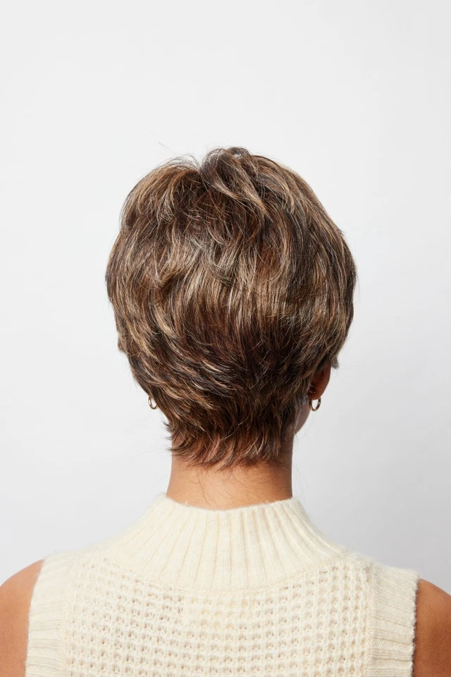 Bay Amore Wig Mochaccino-R | Synthetic Bob Lace Front Mono Top Lightweight - Image 3 of 4