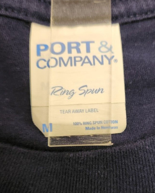T-Shirt Guideboat Company Pour Homme - Taille M Bleu Avec Poche - Fabriqué Au Canada, état Parfait