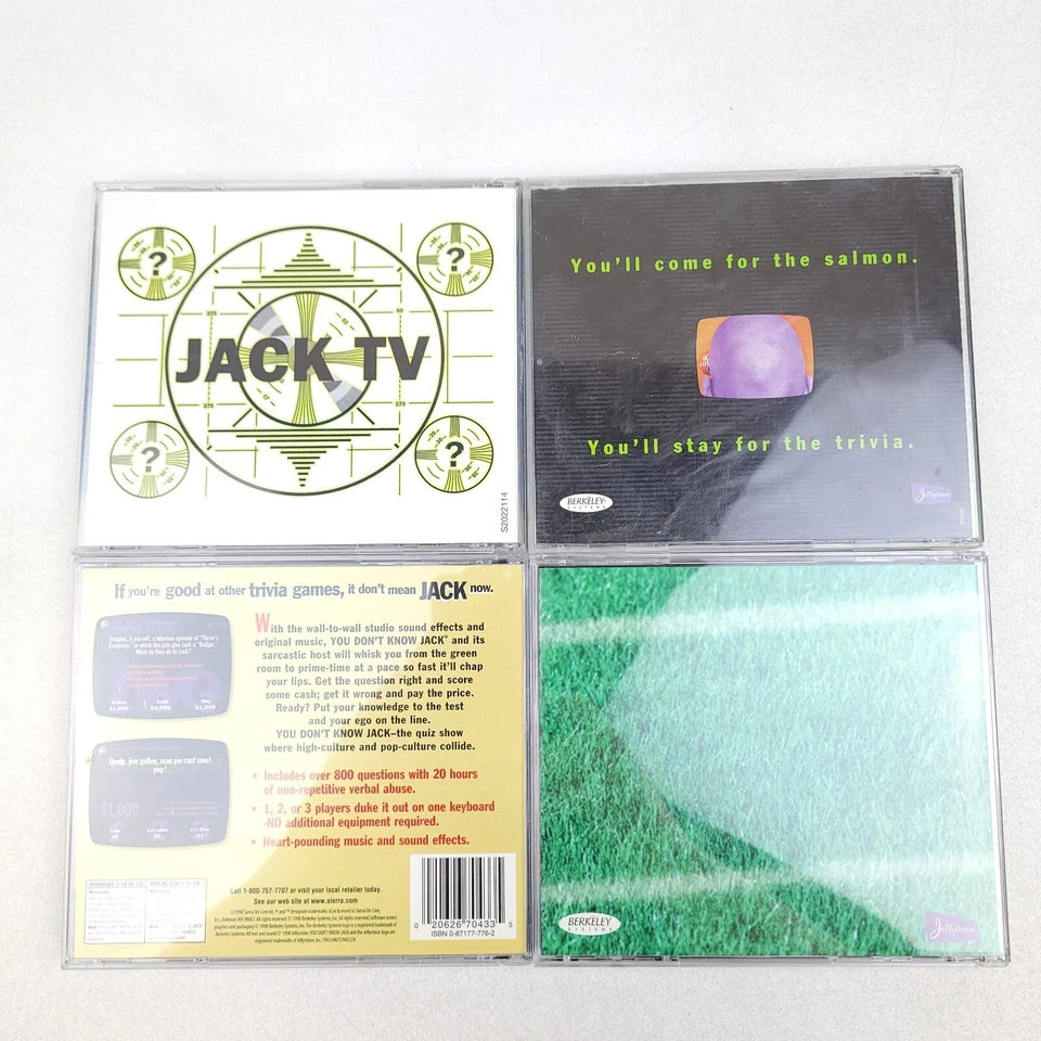 Lot of 4 "You Don't Know Jack" Irreverent Trivia Game PC, #1, #2, TV, Sports - Image 3 of 4