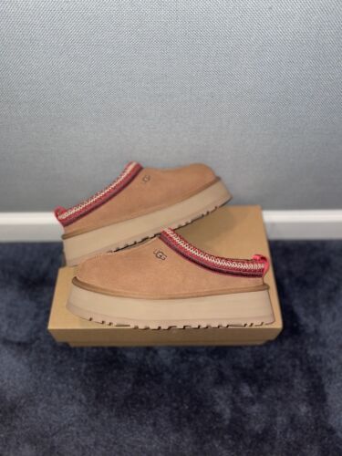 UGG Tazz Slipper Chestnut Women's Size 9, In Hand & Ready to Ship! - Picture 1 of 3