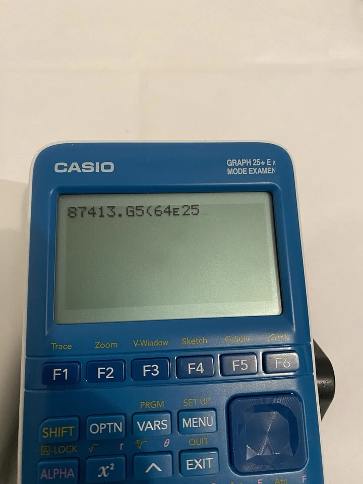 Calculatrice Casio Graph 25+E II - Graphique - Mode examen - excellent état - Photo 4/4