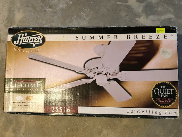 Hunter Coastal Breeze Ceiling Fan For Sale Online Ebay