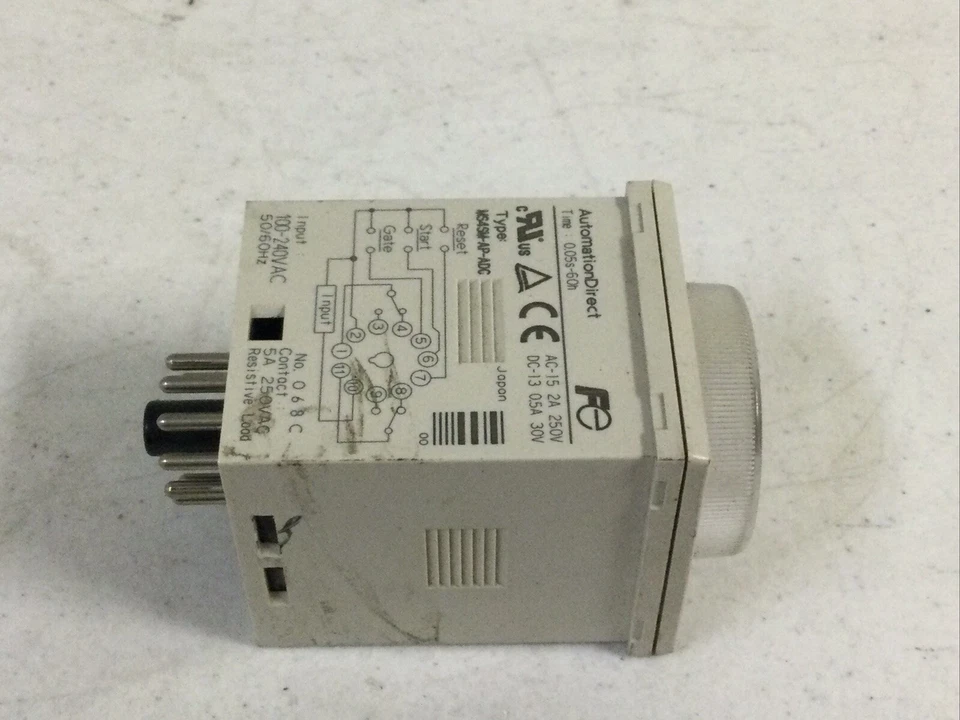 NEW, AUTOMATION DIRECT MS4SM-AP-ADC 0.05s-60h ON DELAY RELY TIMER, FREE SHIPPING - Image 4 of 4