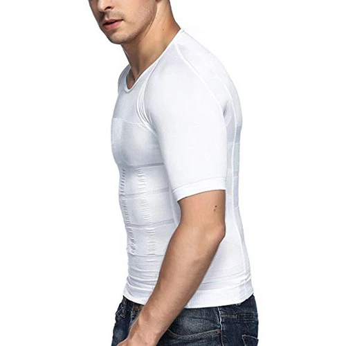 Be-In-Shape Men's Slimming Body Shaper Underwear Vest Tummy Control Tank Tops UK - Picture 31 of 33