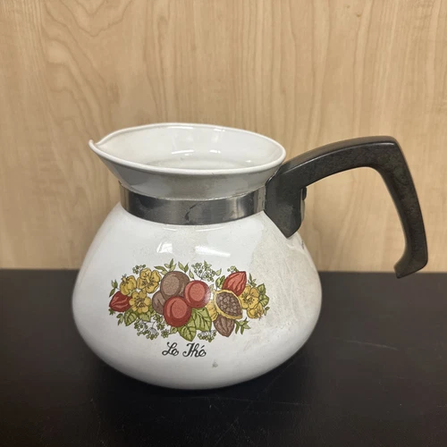 Corning Ware "Spice Of Life" 6 Cup Teapot Only - No Lid - Le Th'e