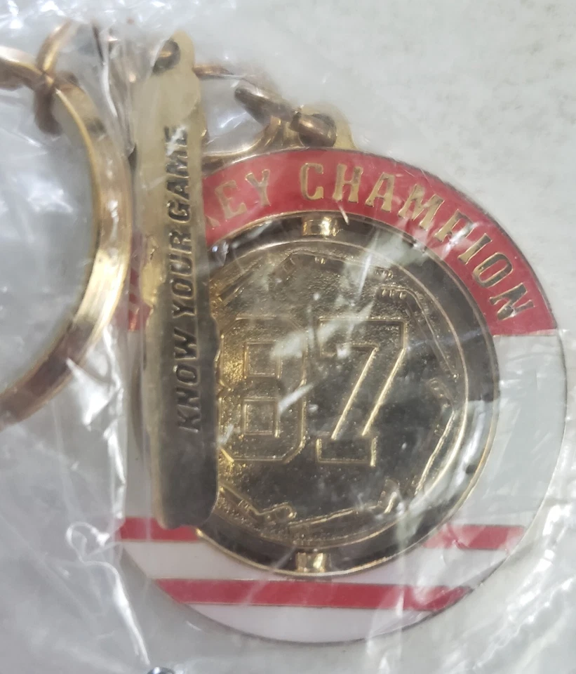 Raro Llavero Giratorio Sidney Crosby Pittsburgh Penguins The Hockey News 1 3/8" Foto 3 de 3