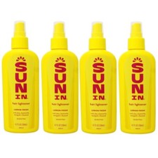 4 Pack Sun-In Hair Lightener, Lemon Fresh 4.7 fl oz 138.9 ml