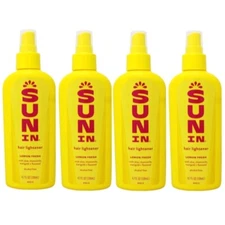 4 Pack Sun-In Hair Lightener, Lemon Fresh 4.7 fl oz (138.9 ml)