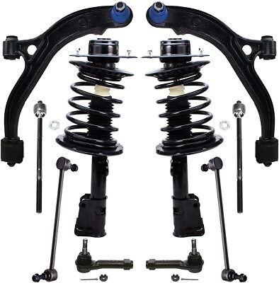 10pc Front Struts Lower Control Arms Suspension Kit for Town & Country Caravan