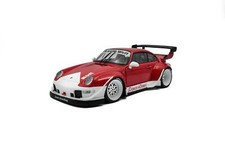 Solido 2020 Porsche 993 RWB Bodykit "Porco" Red and White 1:18 S1808505