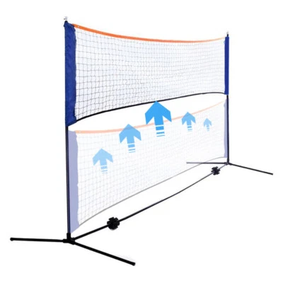 SEGAWE 10 Feet Adjustable Tennis Badminton Volleyball Net with Stand Frame & Carry Bag
