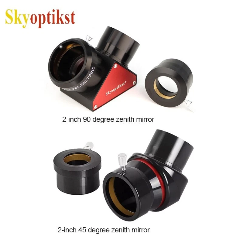 SKYOPTIKST 2 Zoll 45° und 90° HD Teleskop Prisma diagonale Spiegel Multi-beschichtete Linse