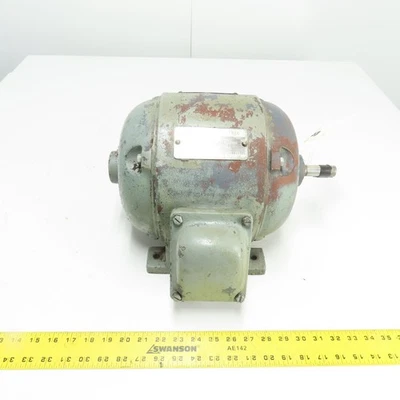 General Electric 5K204E32 1HP Motor Eléctrico 208-220/440V 3Ph 1730RPM 204 - Imagen 1 de 4