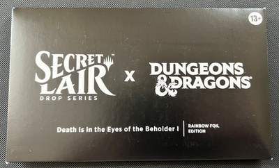 MTG Secret Lair D&D - Death is in the Eyes of the Beholder I - Foil Card Set