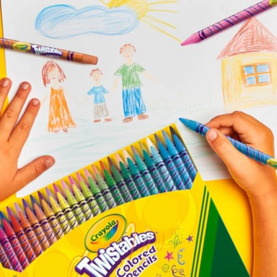 Crayola Twistables Colored Pencil Set (50ct), Stocking Stuffer for Kids & Teens, - Image 2 of 4