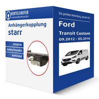 Oris AnhäNgerkupplung Starr FüR Ford Transit Custom Typ V362 Ahk Neu