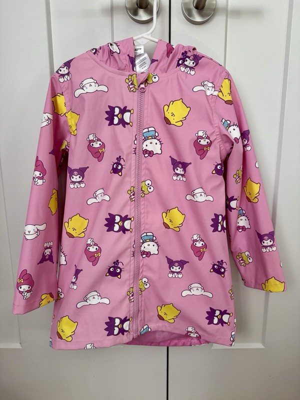 Hello Kitty And Friends Girls Size 6 Raincoat