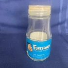 Vintage Empty Flintstones 100 Tablets Multiple Vitamins 4.5” Glass Jar