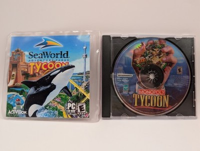 Tycoon PC Game Lot of 2 - Seaworld & Monopoly 