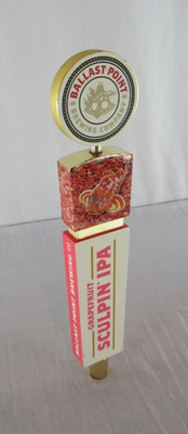 Ballast Point Brewing Company Grapefruit Sculpin IPA Beer Tap Handle (2 Sided)