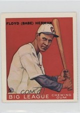 1977 Dover Classic Baseball Cards Reprints Babe Herman 13zo