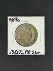 1911-P Barber Half 90% Silver - Key Date - .3617 Oz Pure Silver Content