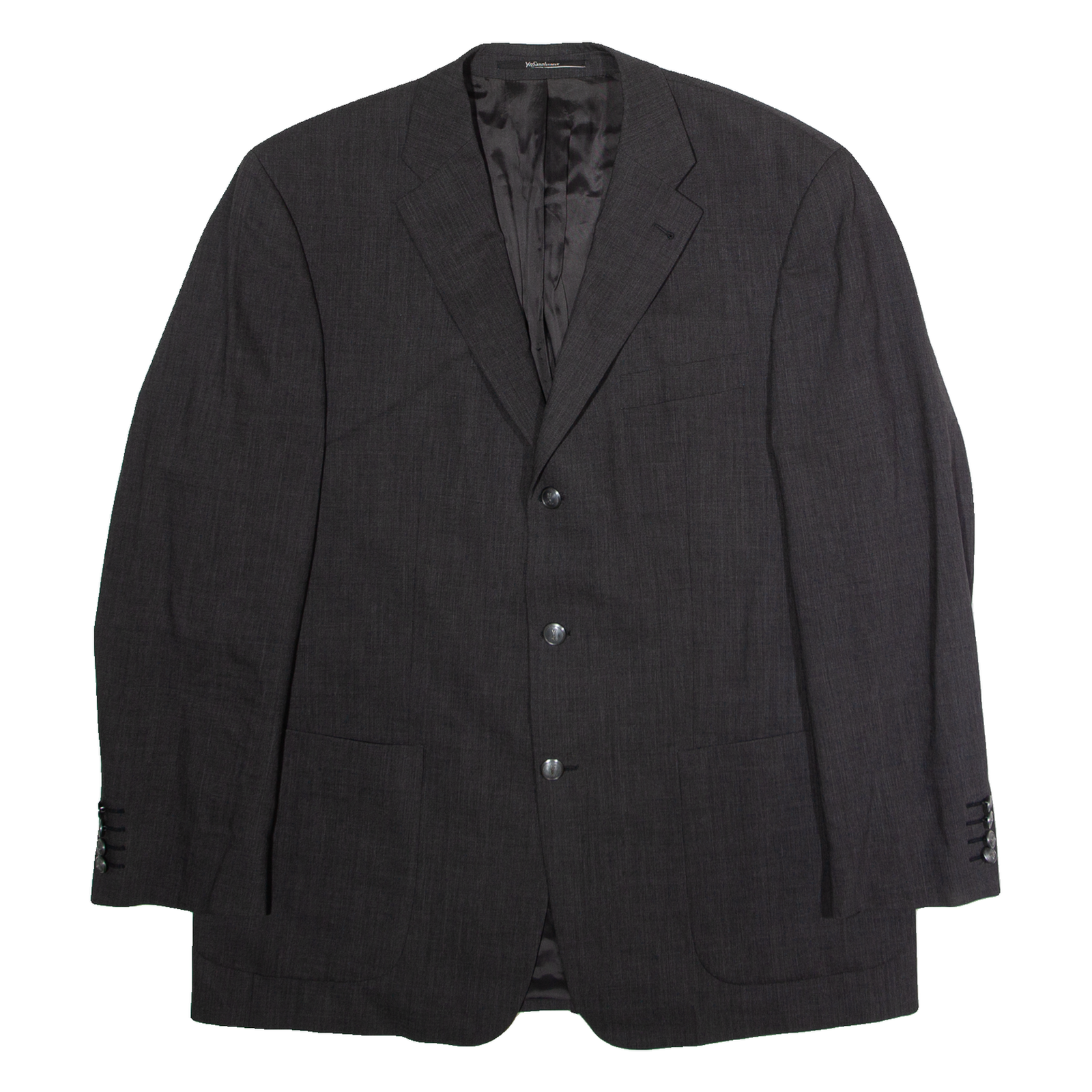 Giacca blazer uomo YVES SAINT LAURENT grigio lana XL