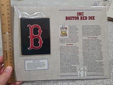 1967 Boston Red Sox MLB Baseball Patch Willabee & Ward Cooperstown Collection